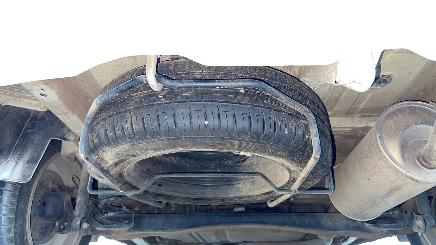 Used 2024 Maruti Suzuki Ertiga ZXi Plus AT Petrol Automatic tyres SPARE TYRE VIEW
