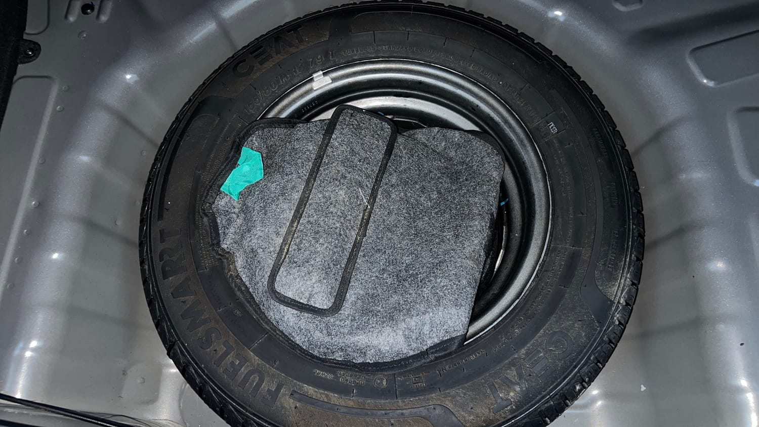Used 2022 Hyundai Santro Sportz Petrol Manual tyres SPARE TYRE VIEW