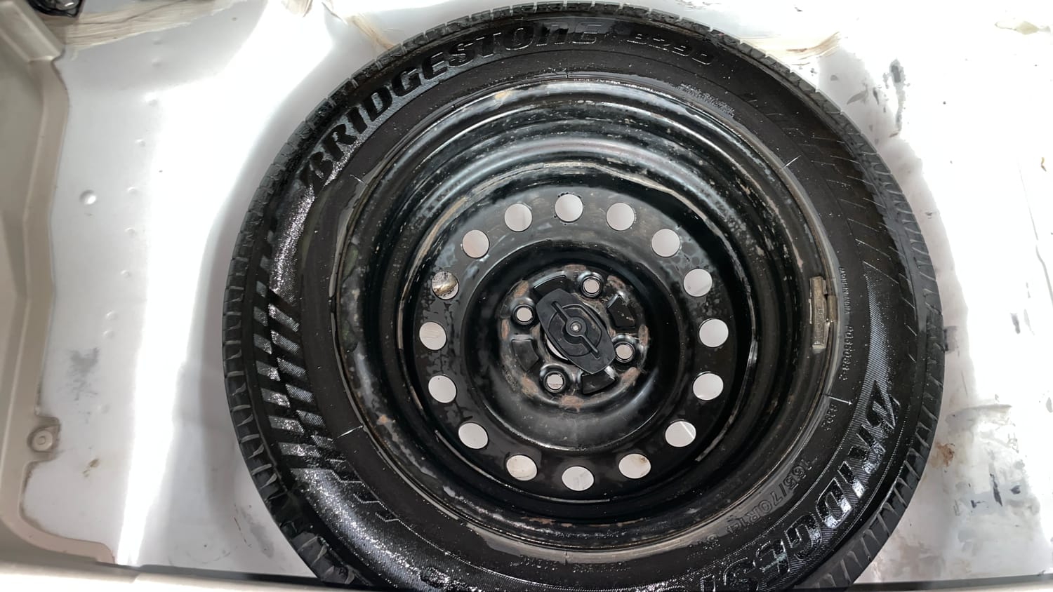 Used 2018 Maruti Suzuki Celerio ZXi AMT Petrol Automatic tyres SPARE TYRE VIEW
