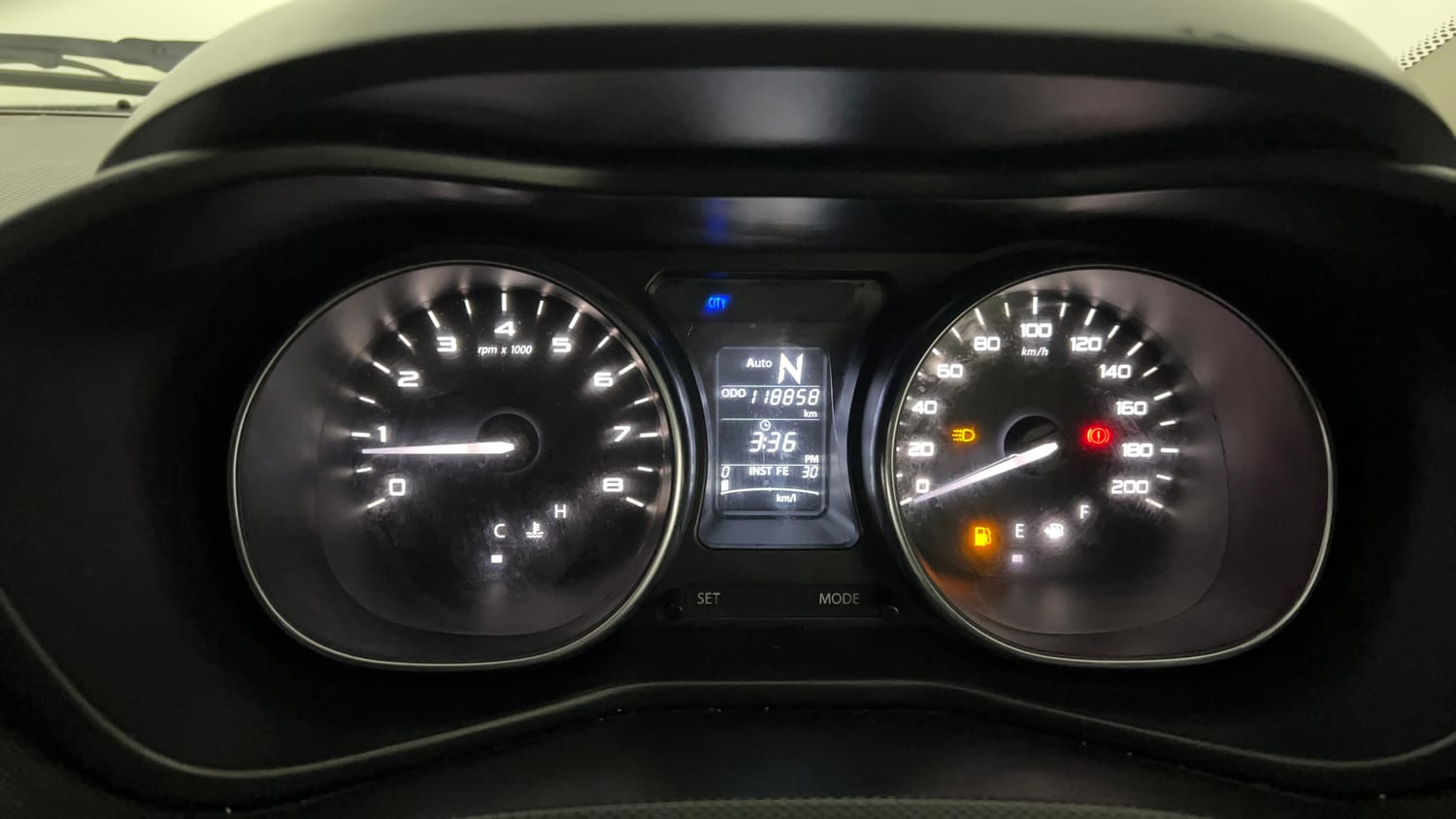 Used 2019 Tata Nexon XZA Plus Diesel Diesel Automatic interior CLUSTERMETER VIEW