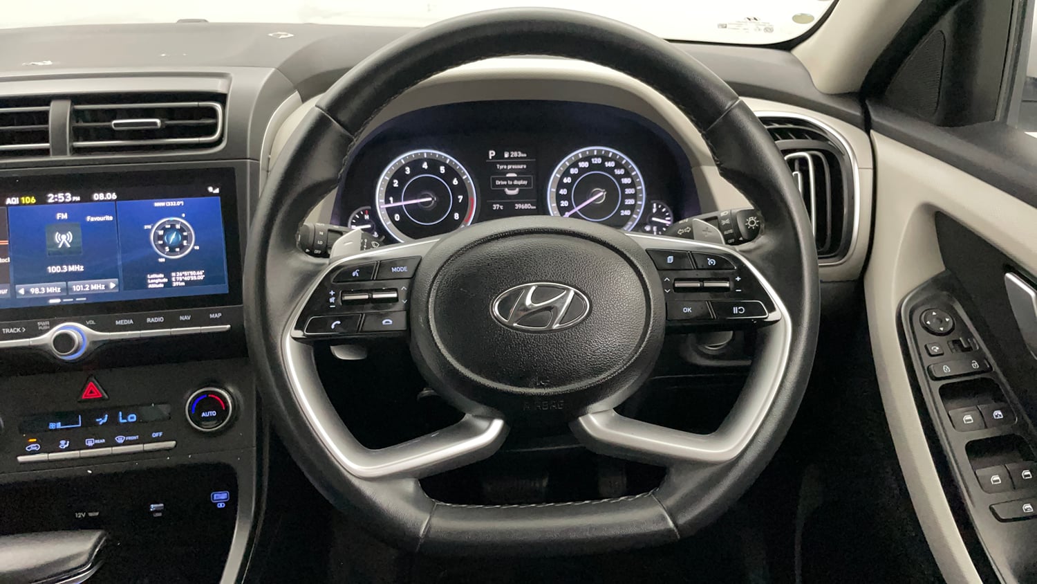 Used 2022 Hyundai Creta SX 1.5 Petrol IVT Petrol Automatic interior STEERING VIEW