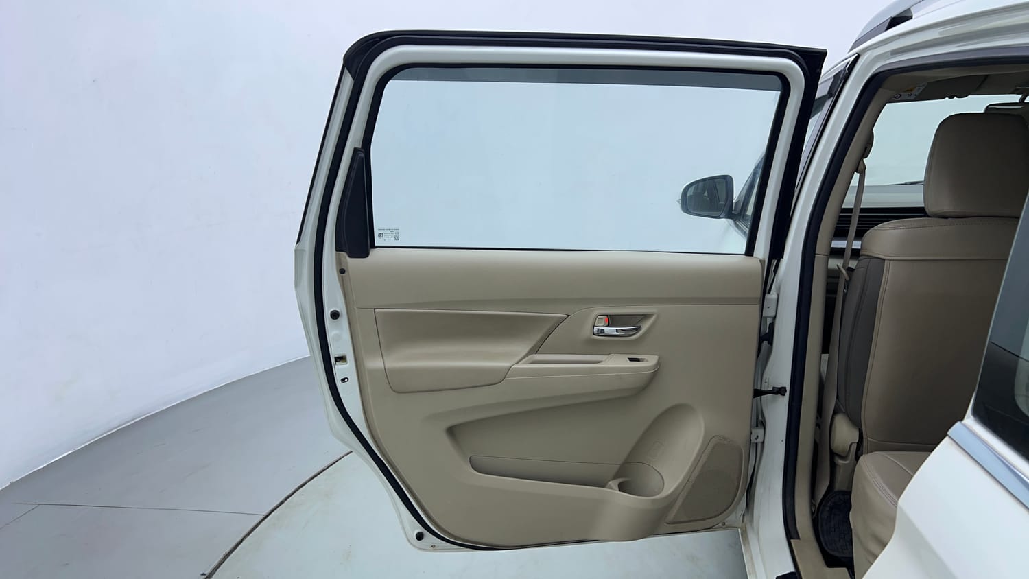 Used 2024 Maruti Suzuki Ertiga ZXi Plus AT Petrol Automatic interior LEFT REAR DOOR OPEN VIEW