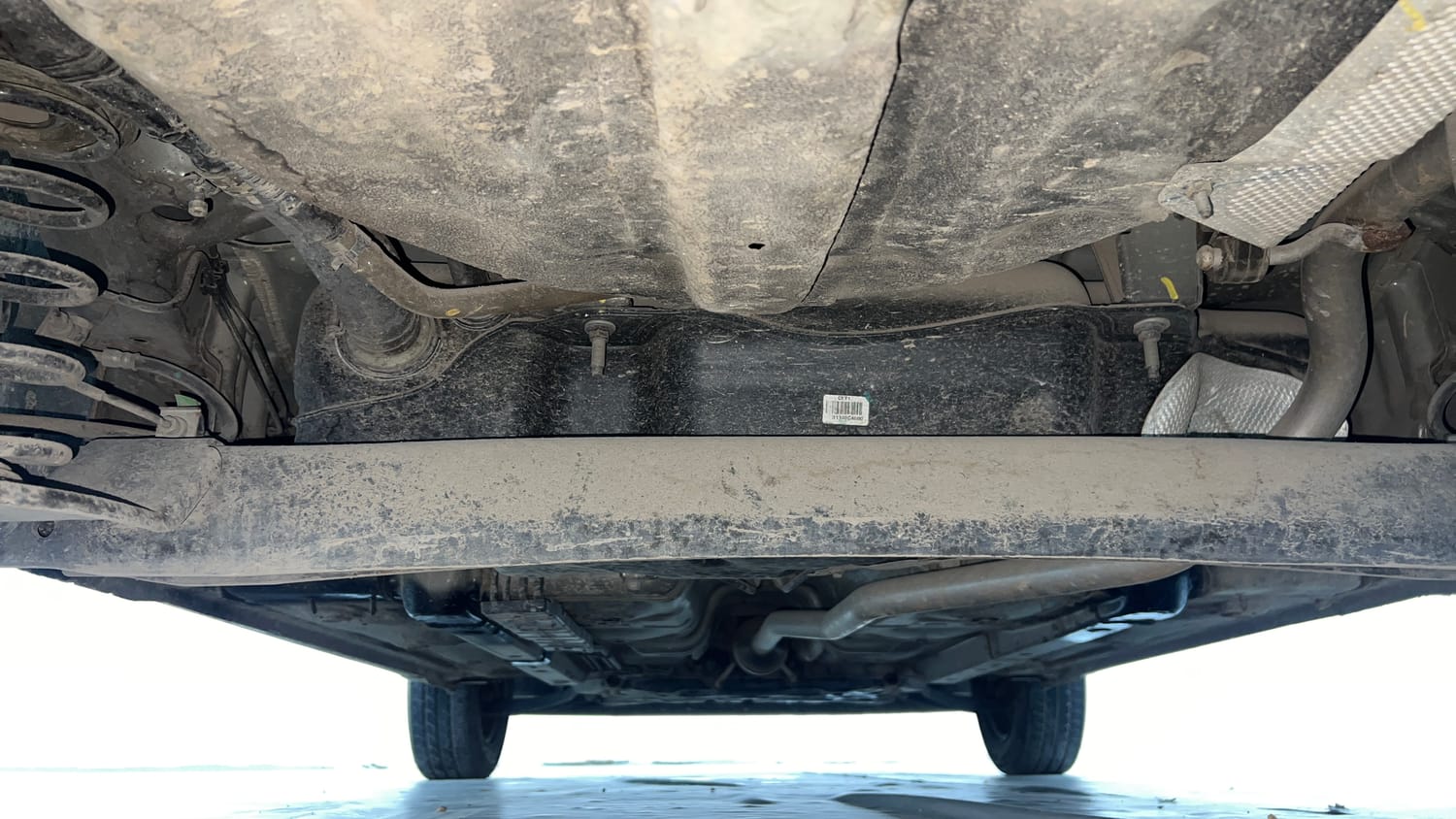 Used 2022 Hyundai Santro Sportz Petrol Manual extra REAR UNDERBODY VIEW (TAKEN FROM REAR)