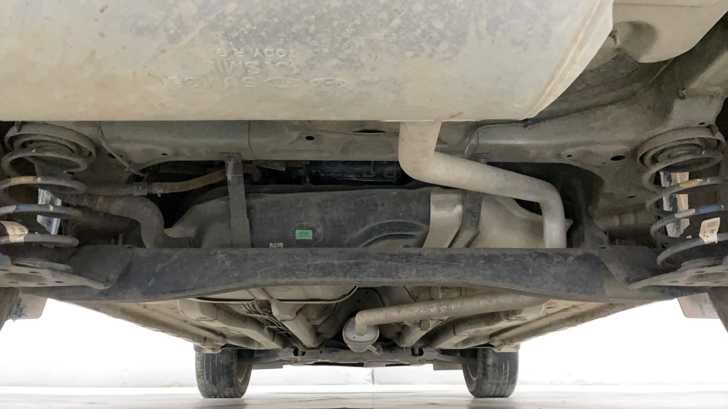 Used 2022 Hyundai Creta SX 1.5 Petrol IVT Petrol Automatic extra REAR UNDERBODY VIEW (TAKEN FROM REAR)
