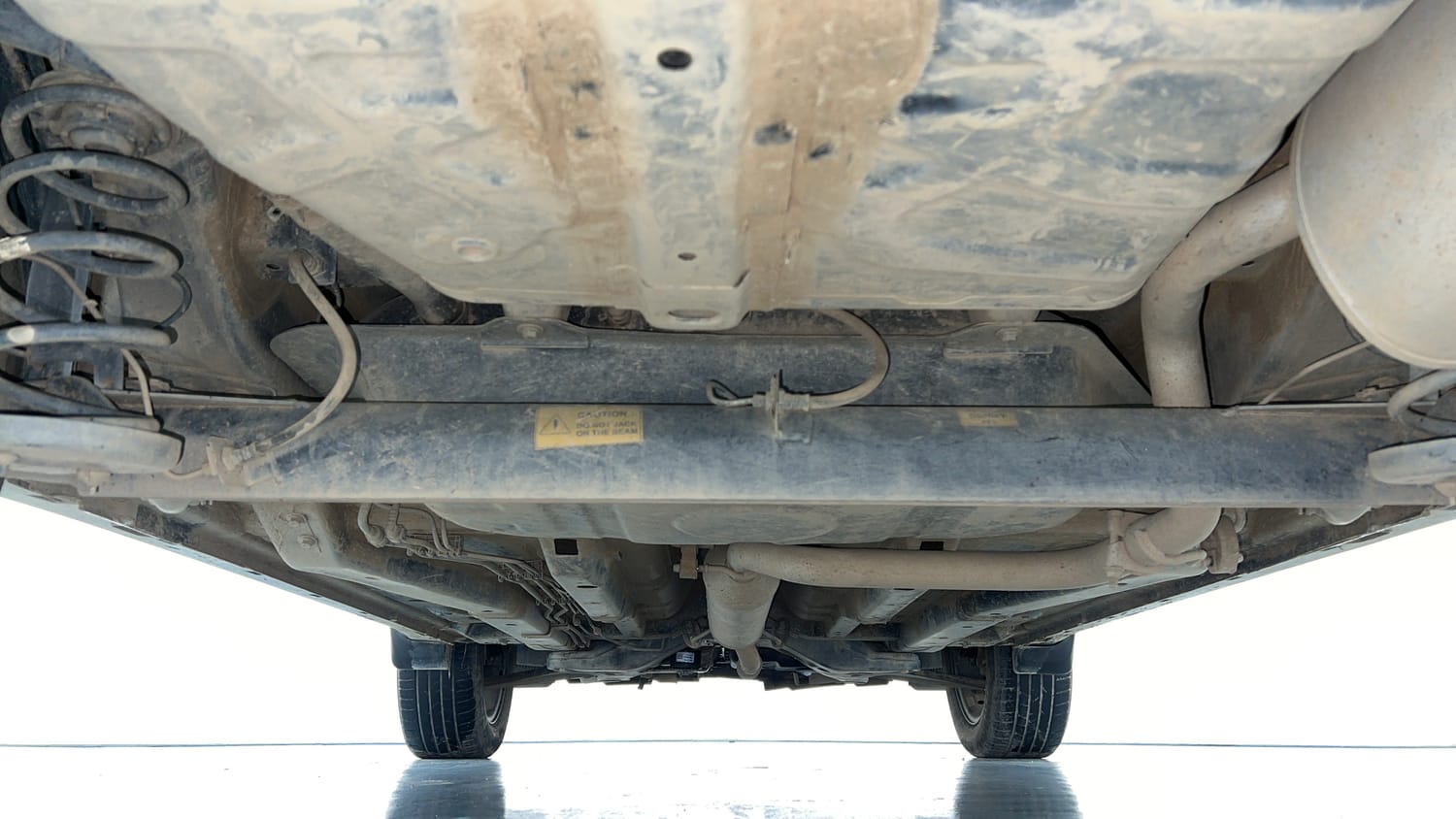 Used 2019 Tata Nexon XZA Plus Diesel Diesel Automatic extra REAR UNDERBODY VIEW (TAKEN FROM REAR)