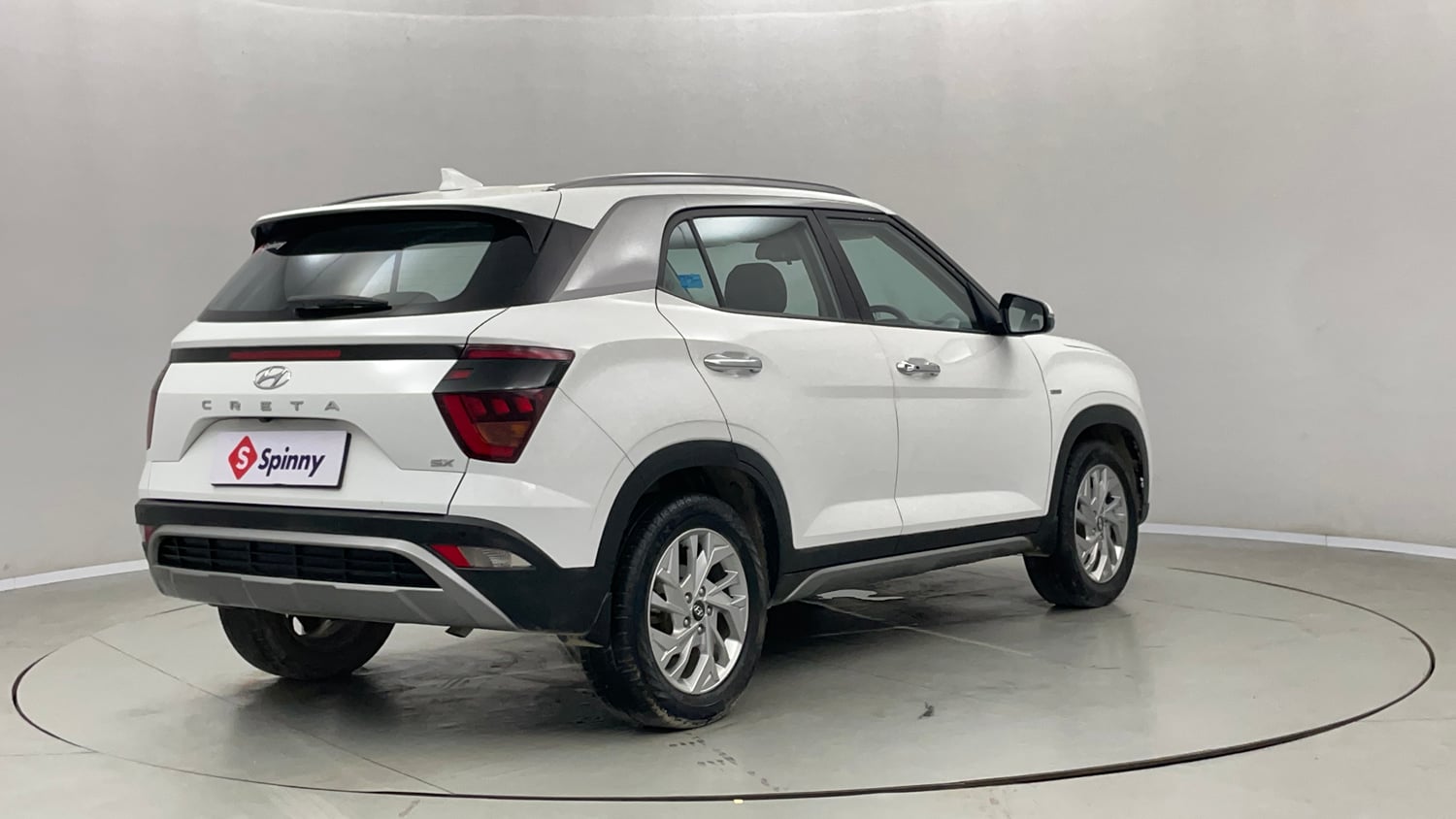 Used 2022 Hyundai Creta SX 1.5 Petrol IVT Petrol Automatic exterior RIGHT REAR CORNER VIEW
