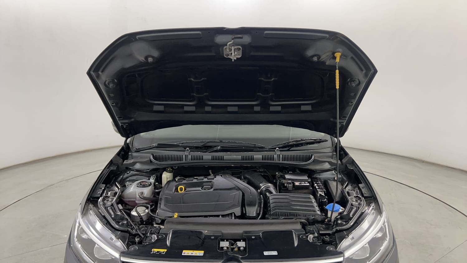 Used 2022 Volkswagen Virtus GT Plus 1.5 TSI EVO DSG Petrol Automatic engine ENGINE & BONNET OPEN FRONT VIEW