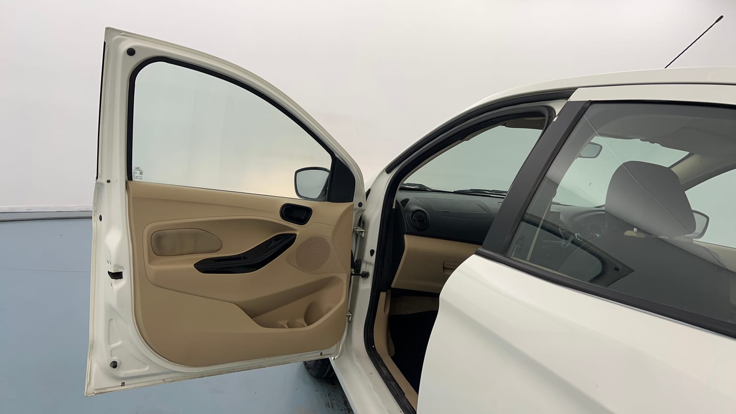 Used 2020 Ford Figo Aspire Titanium 1.2 Ti-VCT Petrol Manual interior LEFT FRONT DOOR OPEN VIEW
