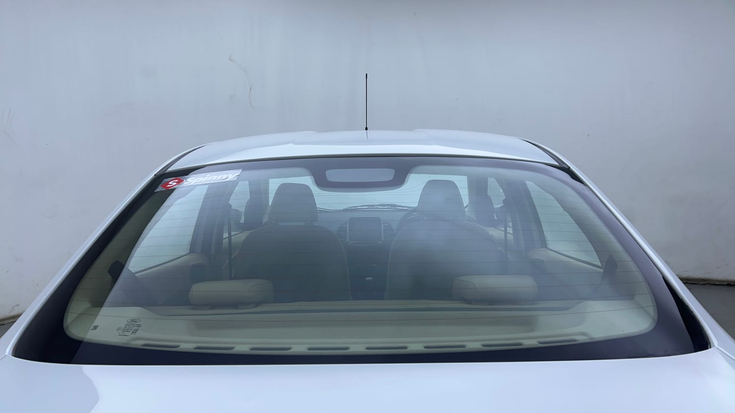 Used 2019 Ford Figo Aspire Titanium Plus 1.2 Ti-VCT Petrol Manual exterior BACK WINDSHIELD VIEW