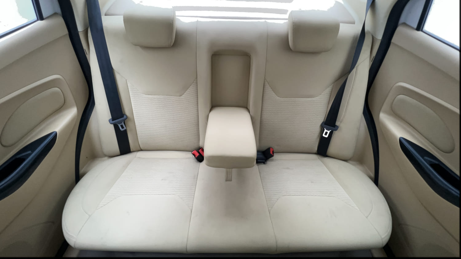 Used 2019 Ford Figo Aspire Titanium Plus 1.2 Ti-VCT Petrol Manual interior REAR SEAT CONDITION VIEW