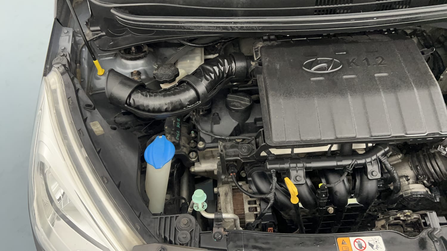 Used 2014 Hyundai Grand i10 Magna 1.2 Kappa VTVT Petrol Manual engine ENGINE RIGHT SIDE VIEW