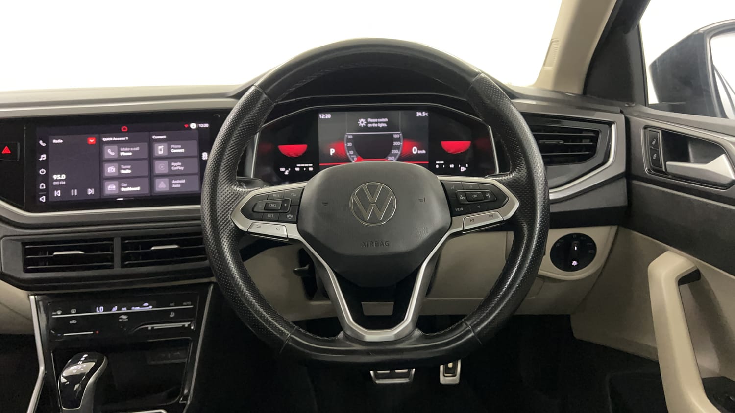 Used 2022 Volkswagen Virtus GT Plus 1.5 TSI EVO DSG Petrol Automatic interior STEERING VIEW
