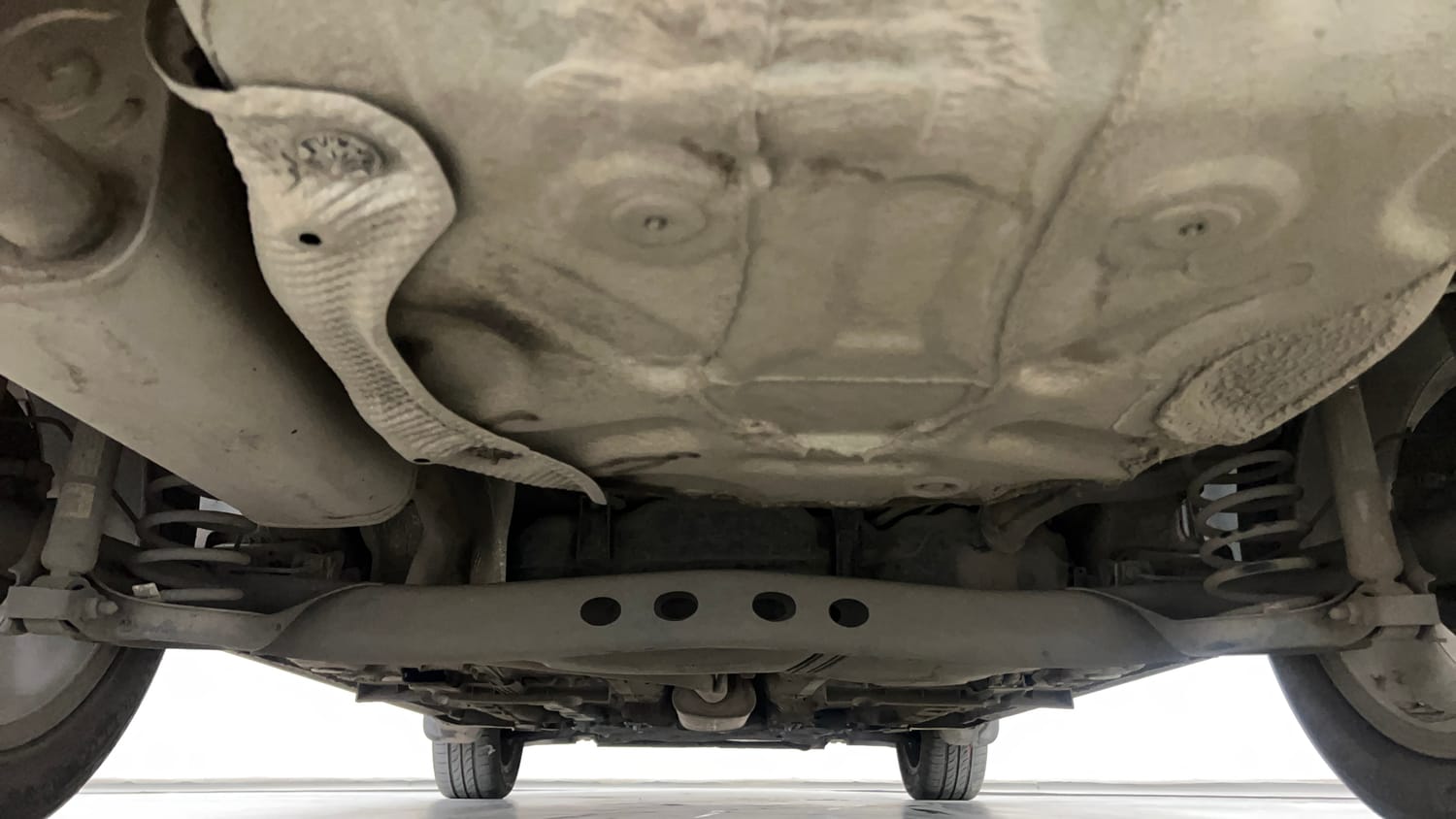 Used 2022 Volkswagen Virtus GT Plus 1.5 TSI EVO DSG Petrol Automatic extra REAR UNDERBODY VIEW (TAKEN FROM REAR)