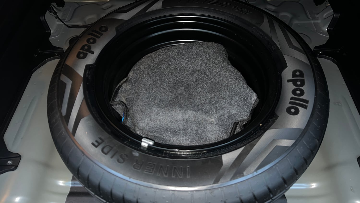 Used 2023 Hyundai Creta SX (O) 1.5 Petrol IVT Petrol Automatic tyres SPARE TYRE VIEW
