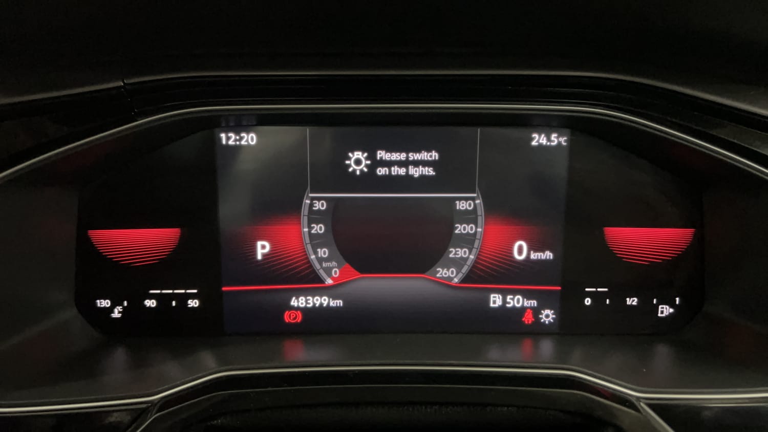 Used 2022 Volkswagen Virtus GT Plus 1.5 TSI EVO DSG Petrol Automatic interior CLUSTERMETER VIEW