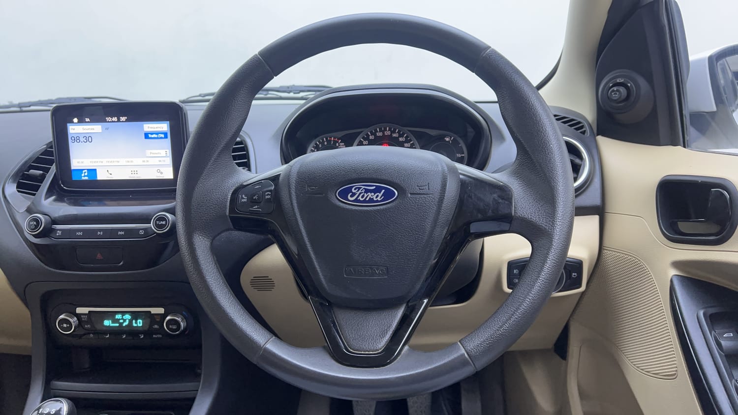 Used 2019 Ford Figo Aspire Titanium Plus 1.2 Ti-VCT Petrol Manual interior STEERING VIEW