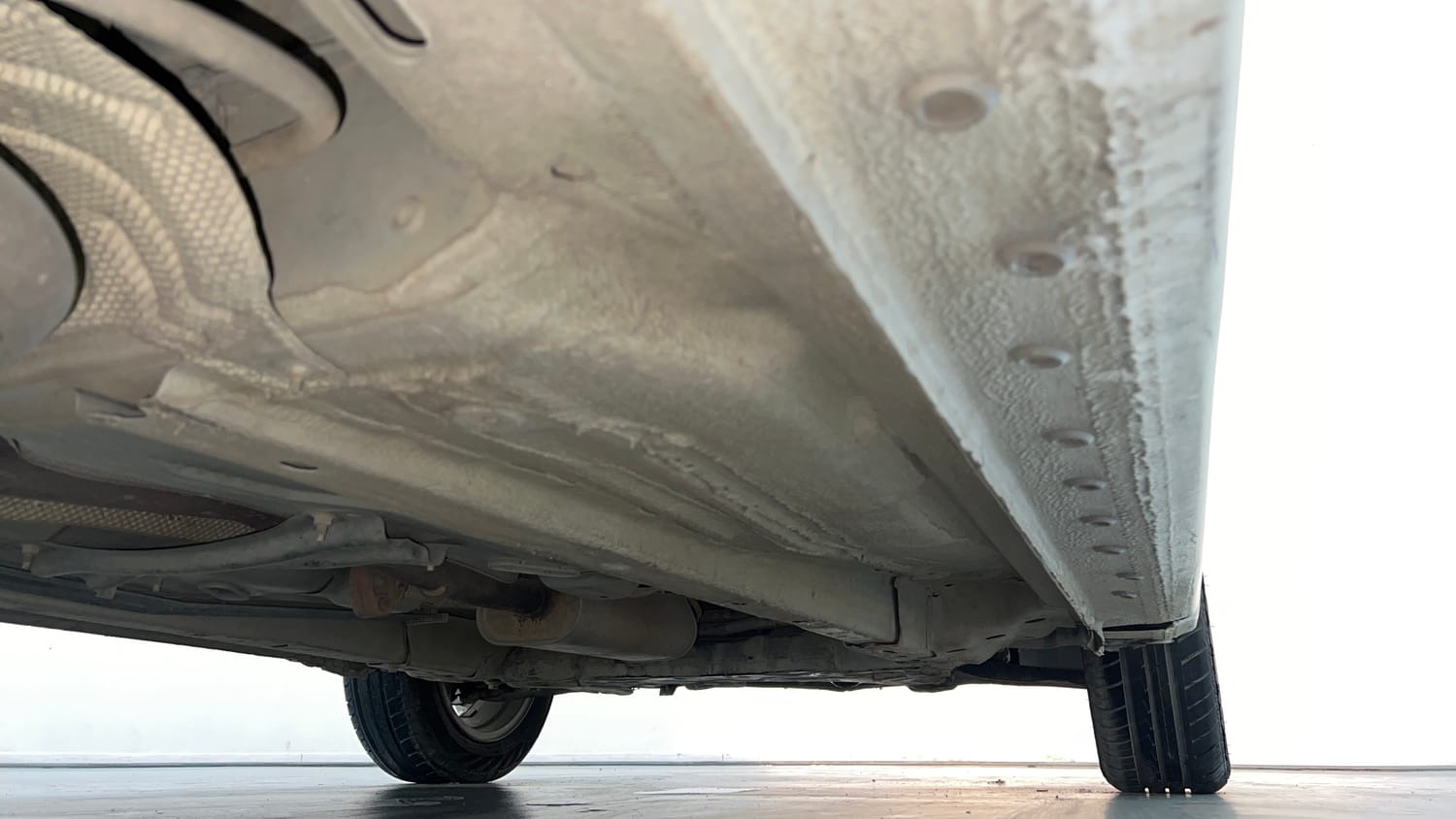 Used 2020 Ford Figo Aspire Titanium 1.2 Ti-VCT Petrol Manual extra REAR RIGHT UNDERBODY VIEW