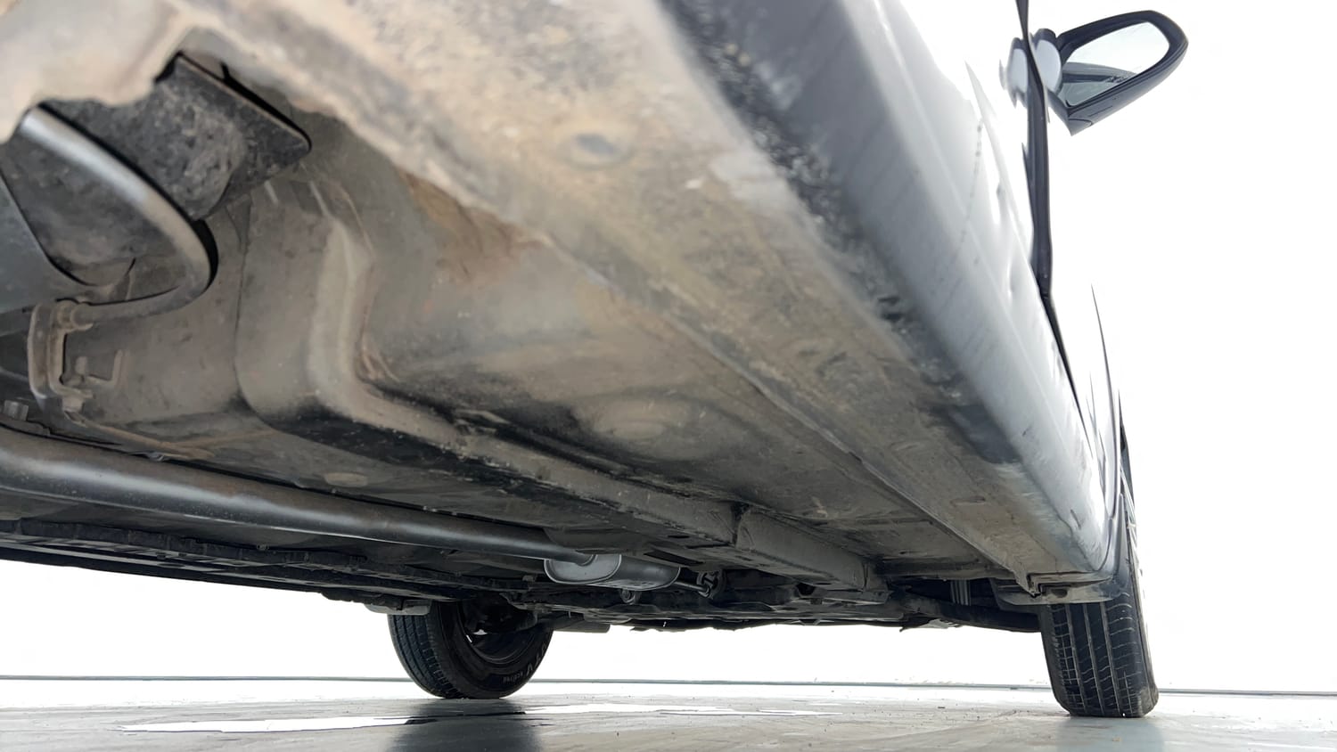 Used 2014 Hyundai Grand i10 Magna 1.2 Kappa VTVT Petrol Manual extra REAR RIGHT UNDERBODY VIEW