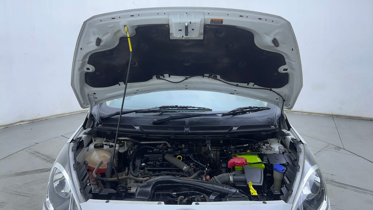 Used 2019 Ford Figo Aspire Titanium Plus 1.2 Ti-VCT Petrol Manual engine ENGINE & BONNET OPEN FRONT VIEW