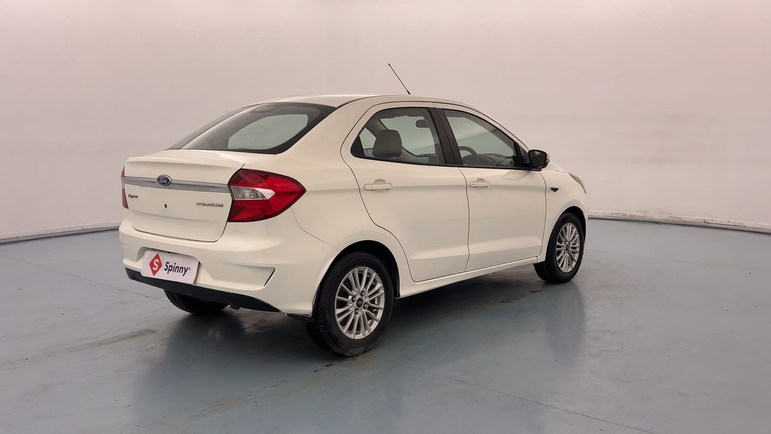 Used 2020 Ford Figo Aspire Titanium 1.2 Ti-VCT Petrol Manual exterior RIGHT REAR CORNER VIEW