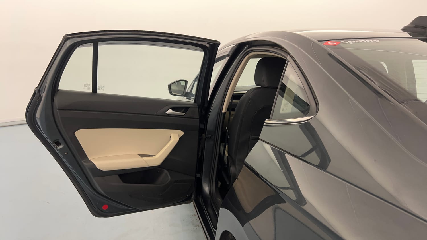 Used 2023 Volkswagen Virtus Topline 1.0 TSI MT Petrol Manual interior LEFT REAR DOOR OPEN VIEW