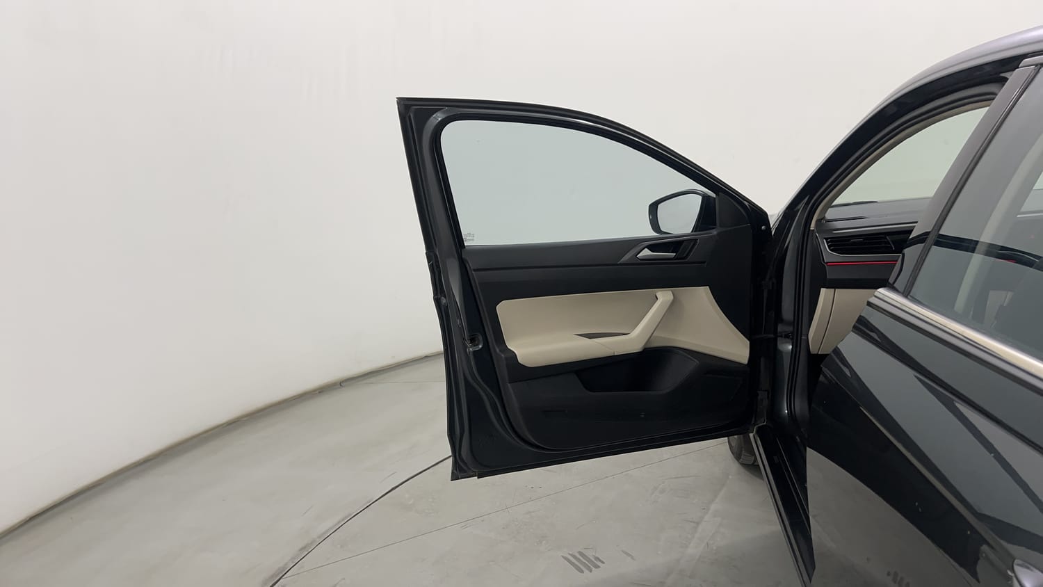 Used 2022 Volkswagen Virtus GT Plus 1.5 TSI EVO DSG Petrol Automatic interior LEFT FRONT DOOR OPEN VIEW