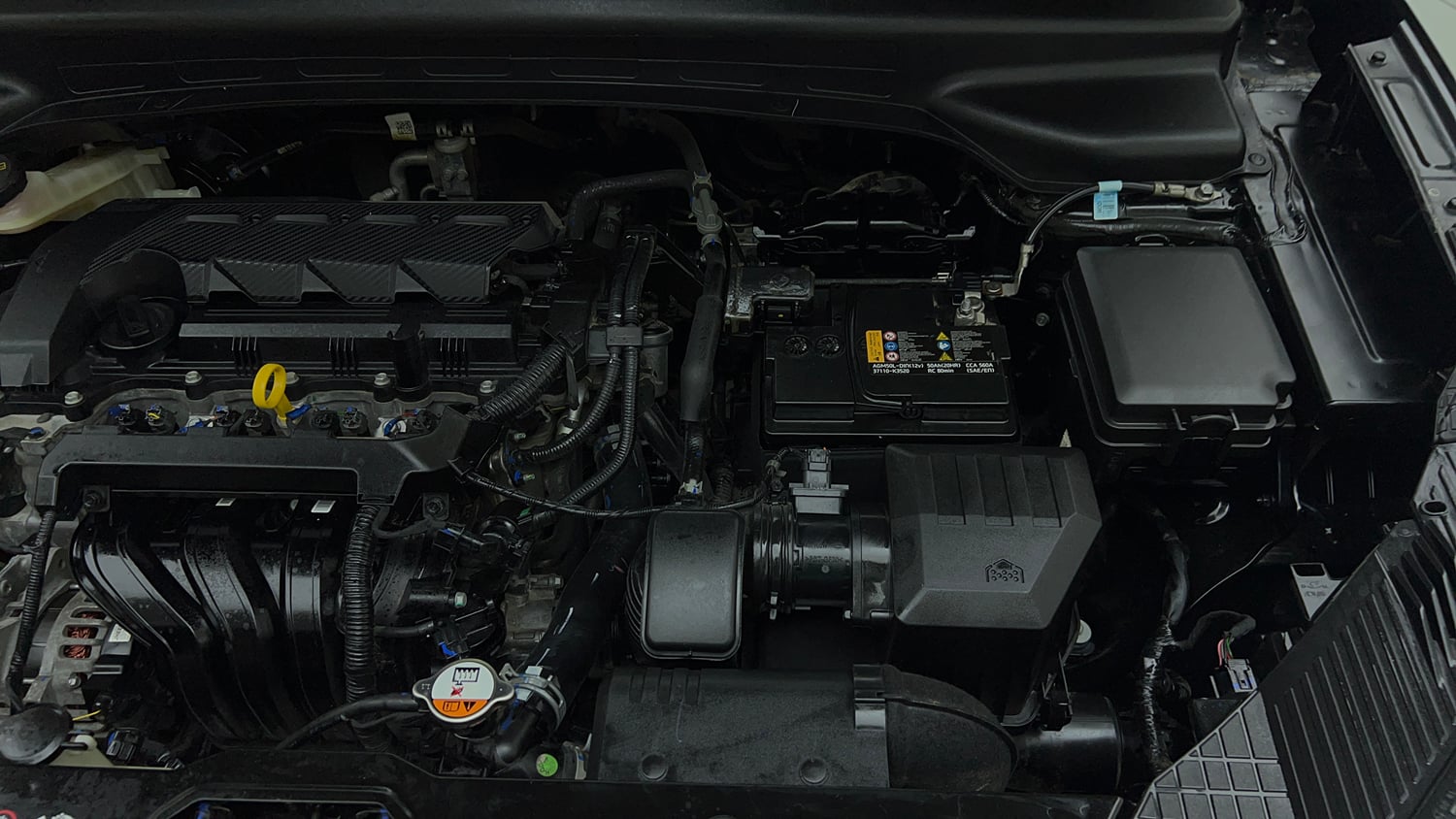 Used 2023 Hyundai Creta SX (O) 1.5 Petrol IVT Petrol Automatic engine ENGINE LEFT SIDE VIEW