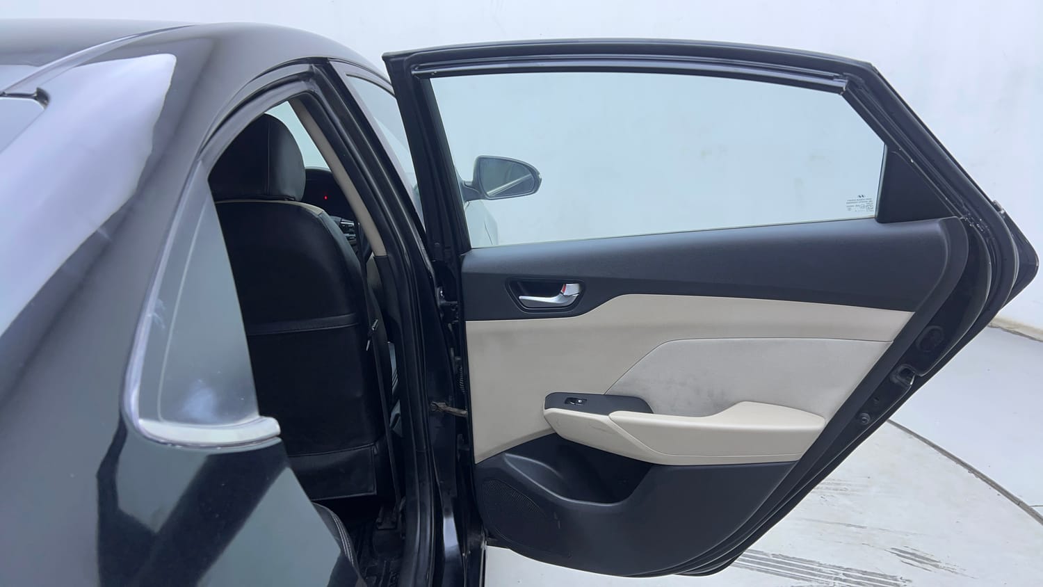 Used 2018 Hyundai Verna SX Plus 1.6 CRDi AT Diesel Automatic interior RIGHT REAR DOOR OPEN VIEW
