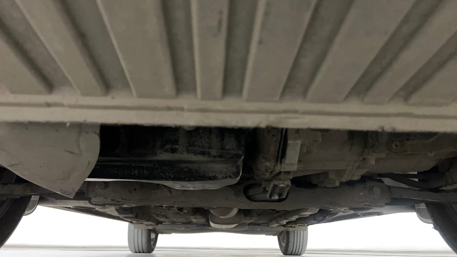Used 2022 Volkswagen Virtus GT Plus 1.5 TSI EVO DSG Petrol Automatic extra FRONT LEFT UNDERBODY VIEW