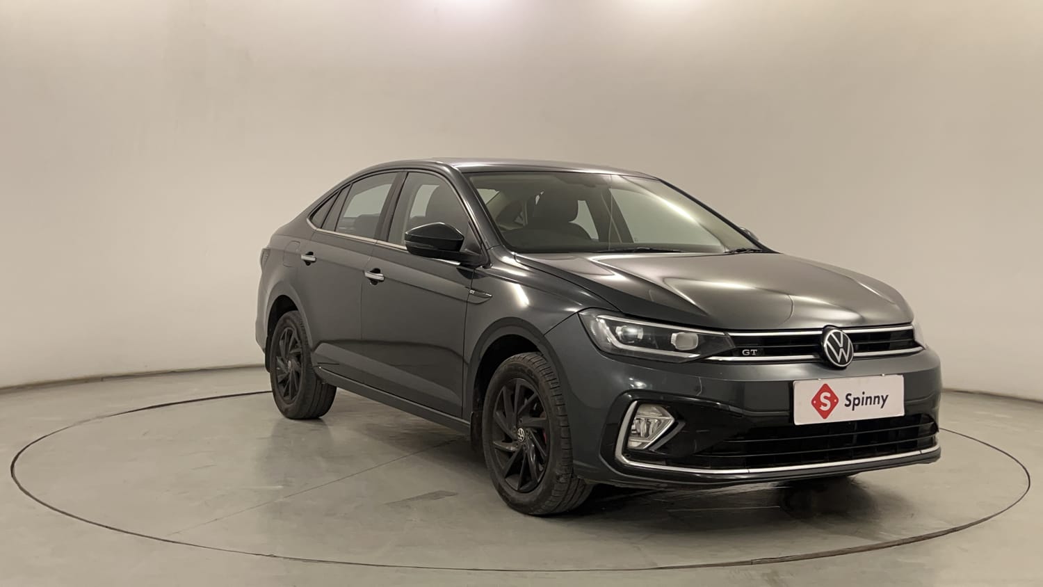 Used 2022 Volkswagen Virtus GT Plus 1.5 TSI EVO DSG Petrol Automatic exterior RIGHT FRONT CORNER VIEW