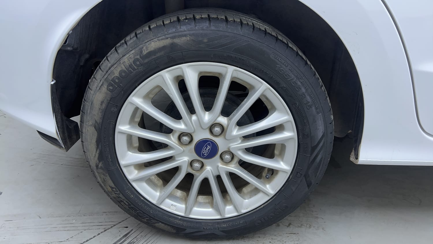 Used 2019 Ford Figo Aspire Titanium Plus 1.2 Ti-VCT Petrol Manual tyres RIGHT REAR TYRE RIM VIEW