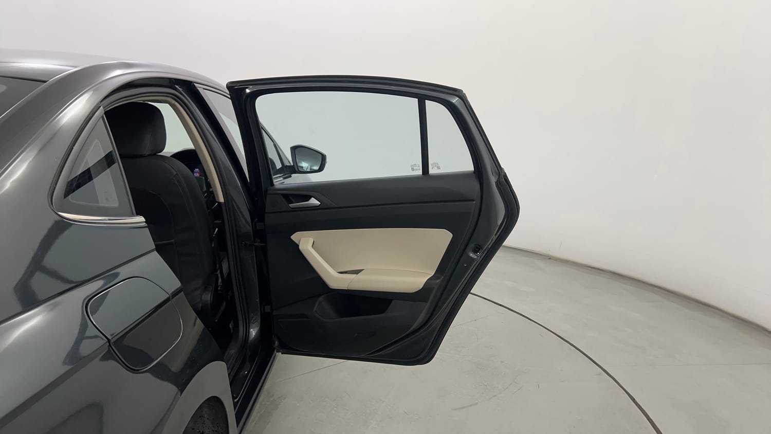 Used 2022 Volkswagen Virtus GT Plus 1.5 TSI EVO DSG Petrol Automatic interior RIGHT REAR DOOR OPEN VIEW