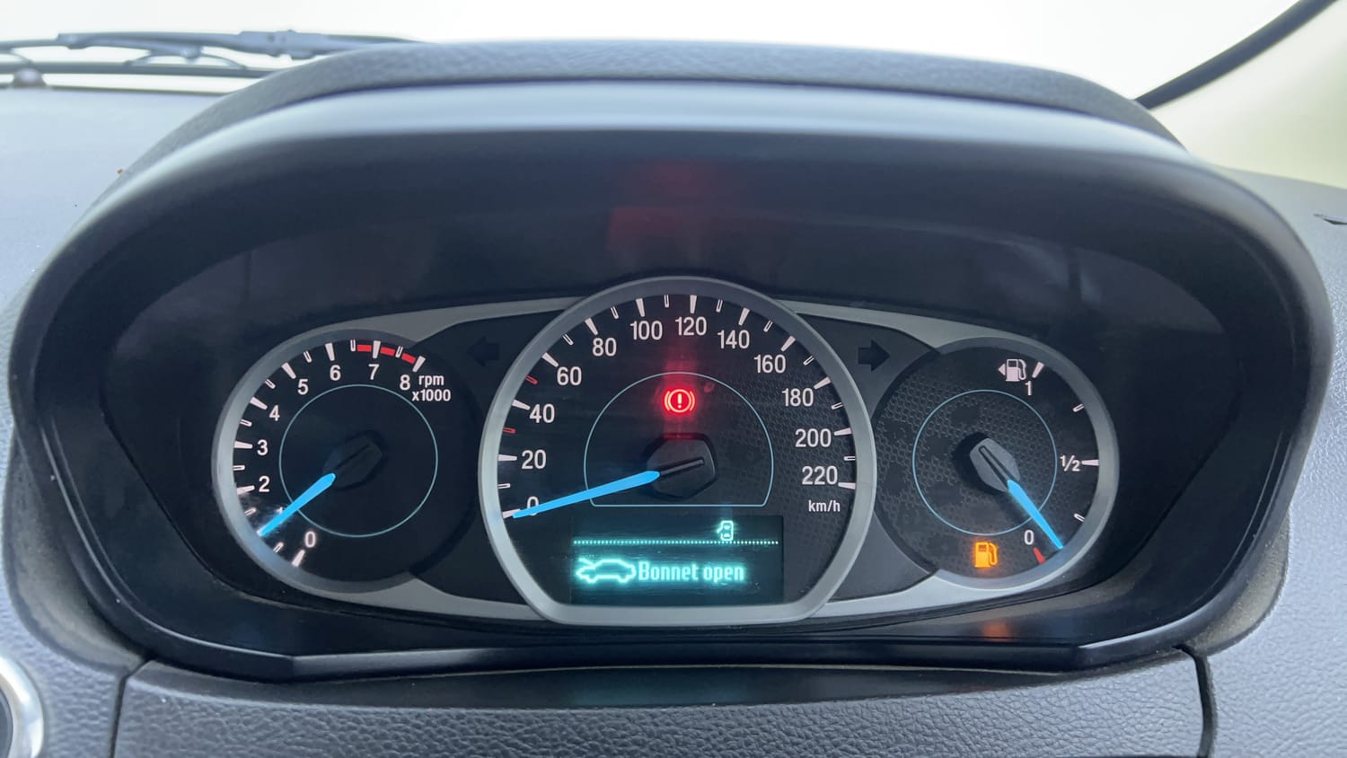 Used 2019 Ford Figo Aspire Titanium Plus 1.2 Ti-VCT Petrol Manual interior CLUSTERMETER VIEW