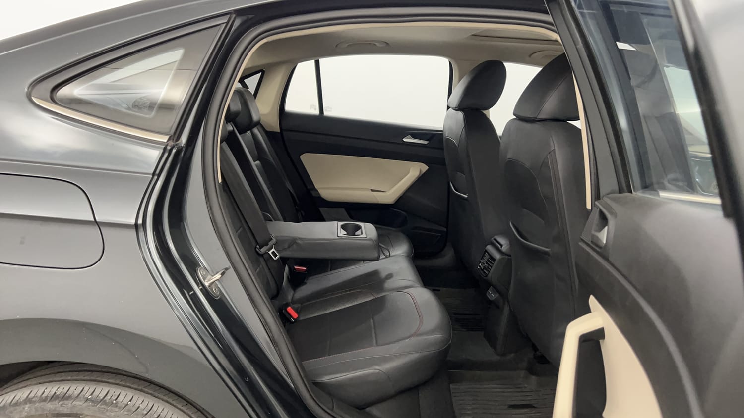Used 2022 Volkswagen Virtus GT Plus 1.5 TSI EVO DSG Petrol Automatic interior RIGHT SIDE REAR DOOR CABIN VIEW
