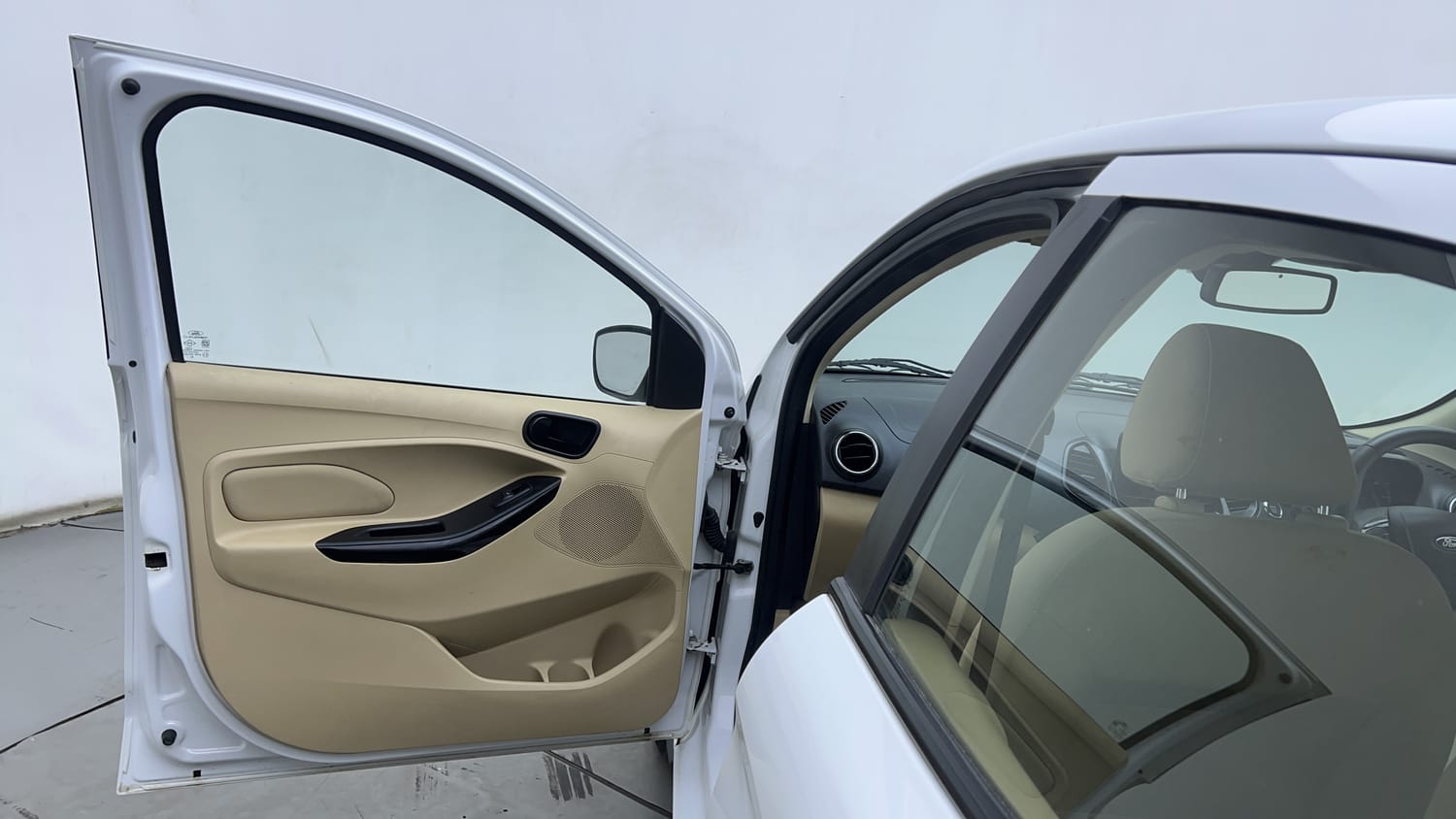 Used 2019 Ford Figo Aspire Titanium Plus 1.2 Ti-VCT Petrol Manual interior LEFT FRONT DOOR OPEN VIEW