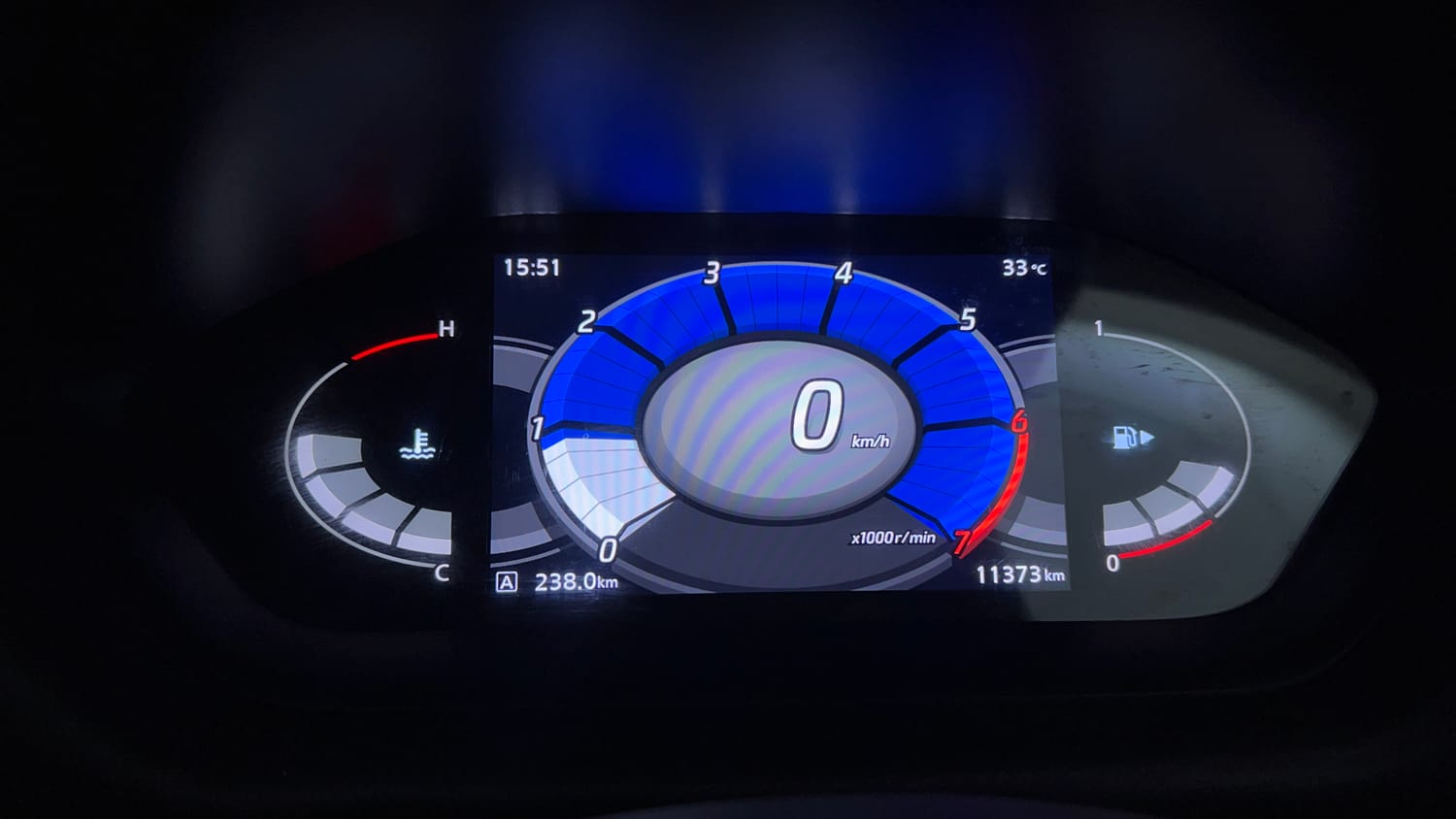 Used 2024 Nissan Magnite XV Premium Turbo Petrol Manual interior CLUSTERMETER VIEW