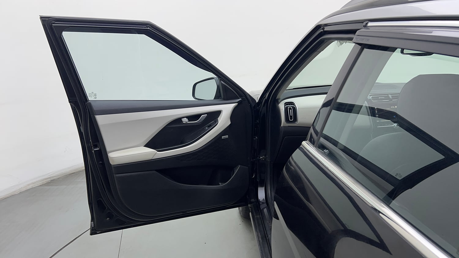 Used 2023 Hyundai Creta SX (O) 1.5 Petrol IVT Petrol Automatic interior LEFT FRONT DOOR OPEN VIEW