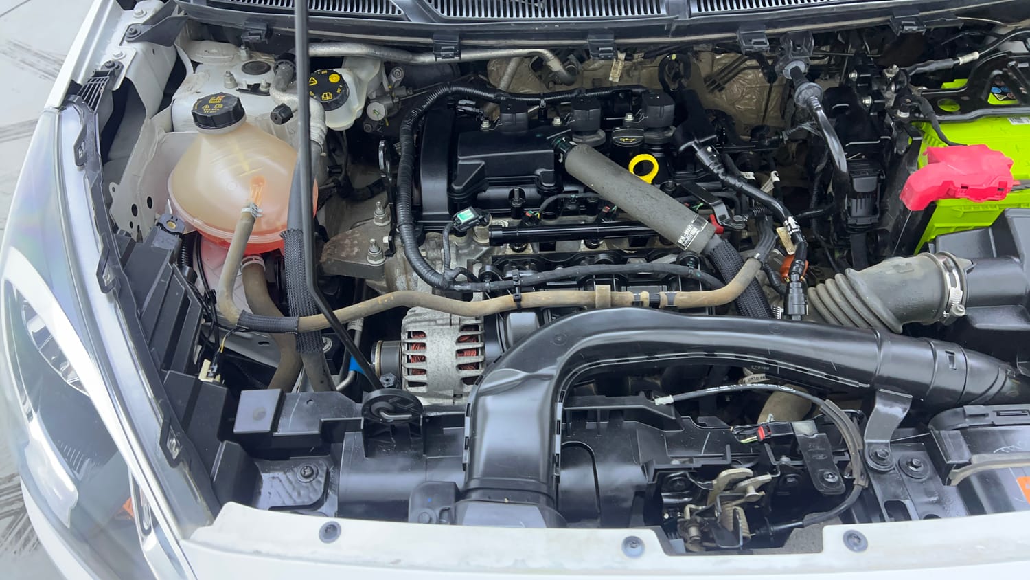 Used 2019 Ford Figo Aspire Titanium Plus 1.2 Ti-VCT Petrol Manual engine ENGINE RIGHT SIDE VIEW