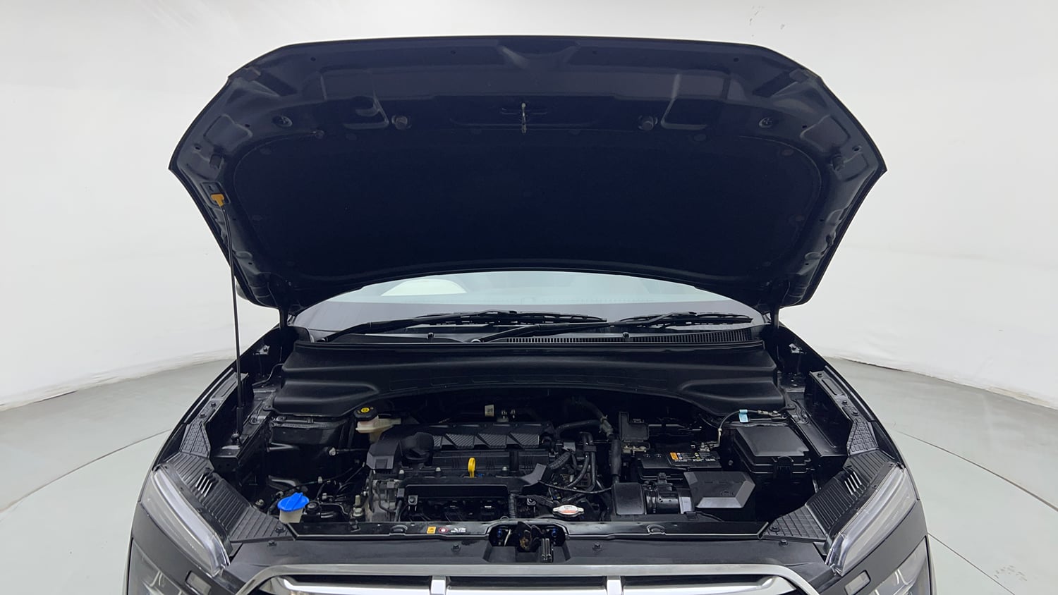 Used 2023 Hyundai Creta SX (O) 1.5 Petrol IVT Petrol Automatic engine ENGINE & BONNET OPEN FRONT VIEW