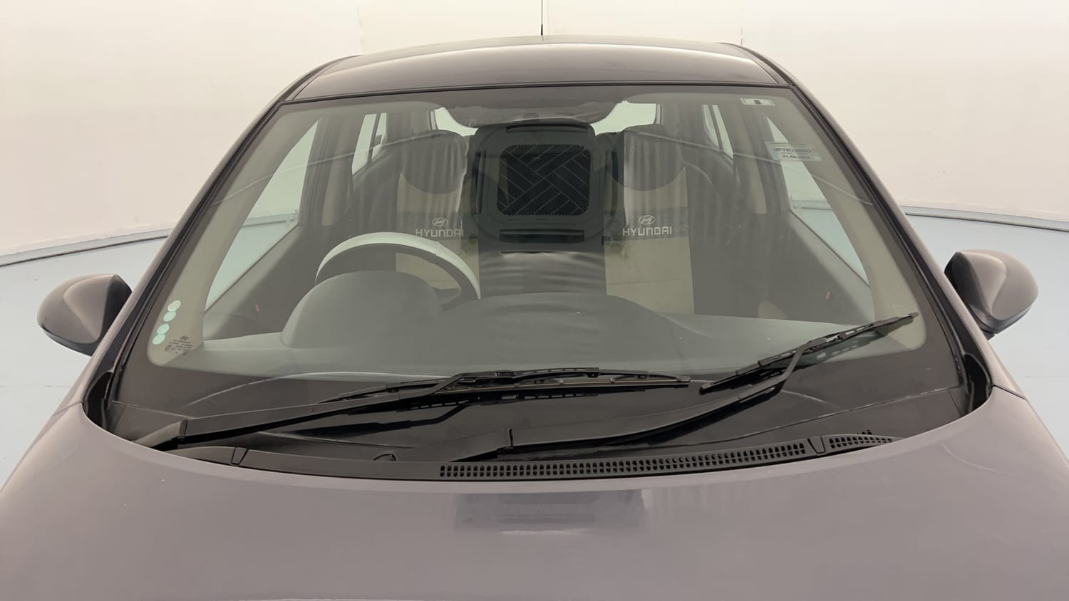 Used 2014 Hyundai Grand i10 Magna 1.2 Kappa VTVT Petrol Manual exterior FRONT WINDSHIELD VIEW