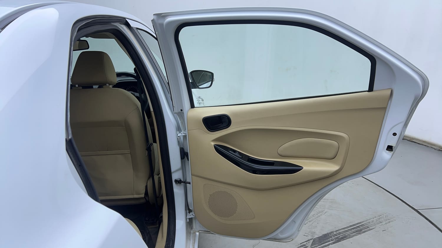 Used 2019 Ford Figo Aspire Titanium Plus 1.2 Ti-VCT Petrol Manual interior RIGHT REAR DOOR OPEN VIEW