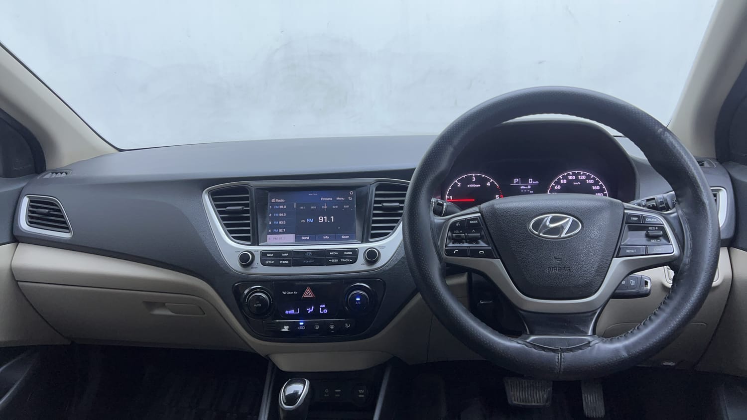 Used 2018 Hyundai Verna SX Plus 1.6 CRDi AT Diesel Automatic interior DASHBOARD VIEW