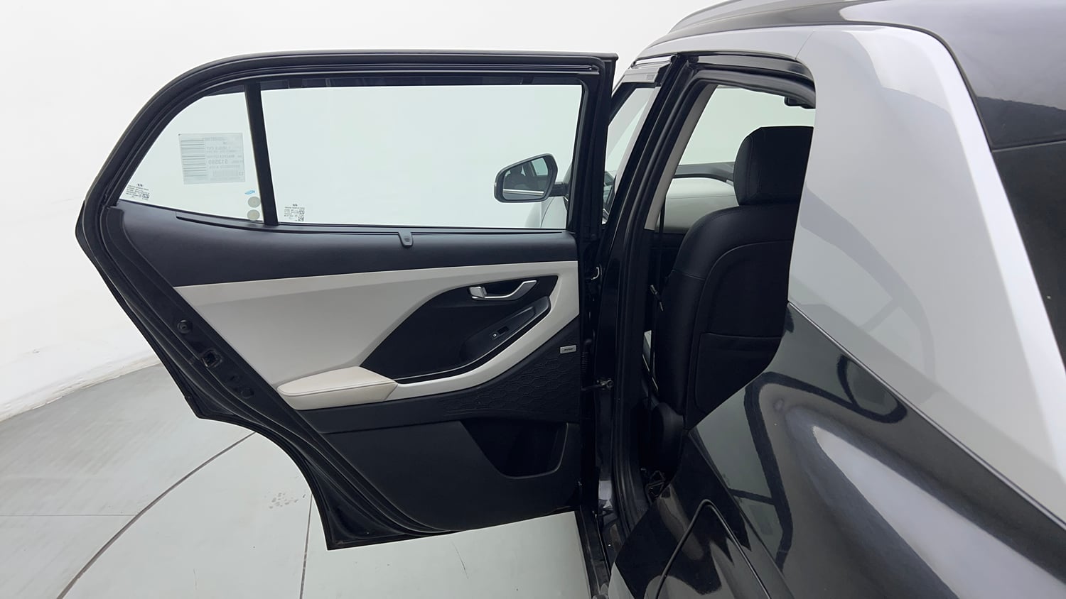 Used 2023 Hyundai Creta SX (O) 1.5 Petrol IVT Petrol Automatic interior LEFT REAR DOOR OPEN VIEW