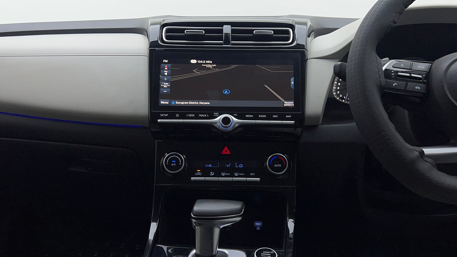 Used 2023 Hyundai Creta SX (O) 1.5 Petrol IVT Petrol Automatic interior MUSIC SYSTEM & AC CONTROL VIEW