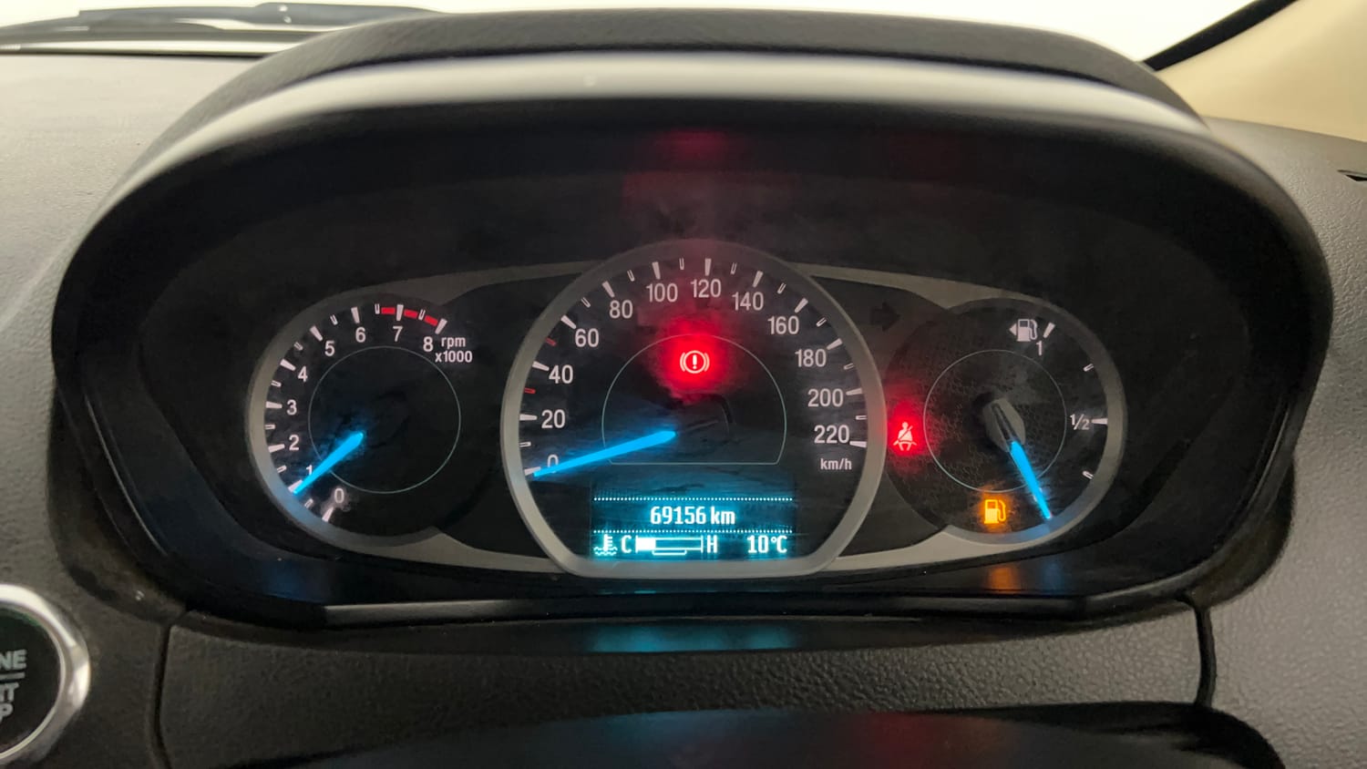 Used 2020 Ford Figo Aspire Titanium 1.2 Ti-VCT Petrol Manual interior CLUSTERMETER VIEW