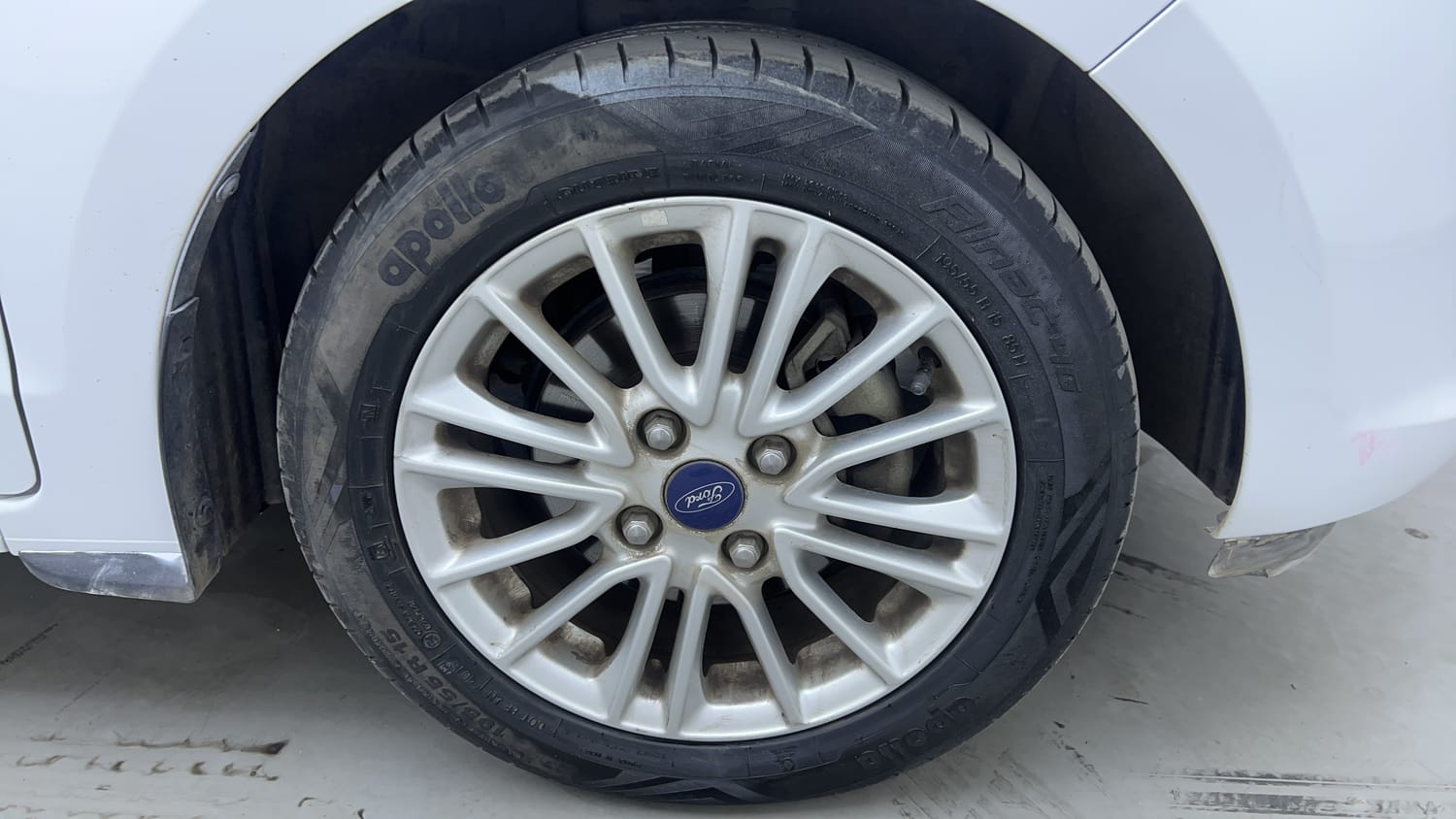 Used 2019 Ford Figo Aspire Titanium Plus 1.2 Ti-VCT Petrol Manual tyres RIGHT FRONT TYRE RIM VIEW
