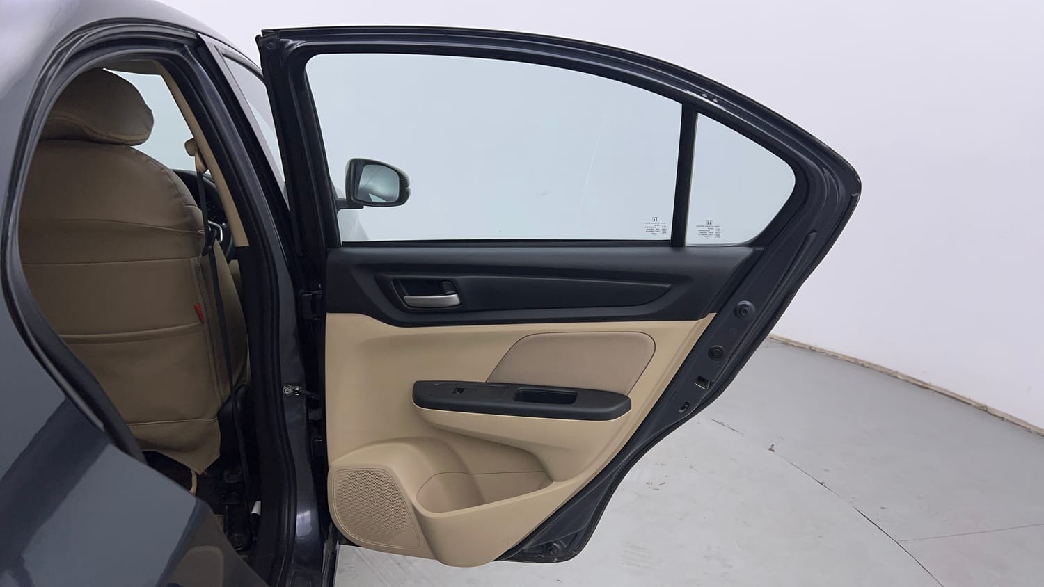 Used 2023 Honda Amaze VX 1.2 Petrol CVT Petrol Automatic interior RIGHT REAR DOOR OPEN VIEW