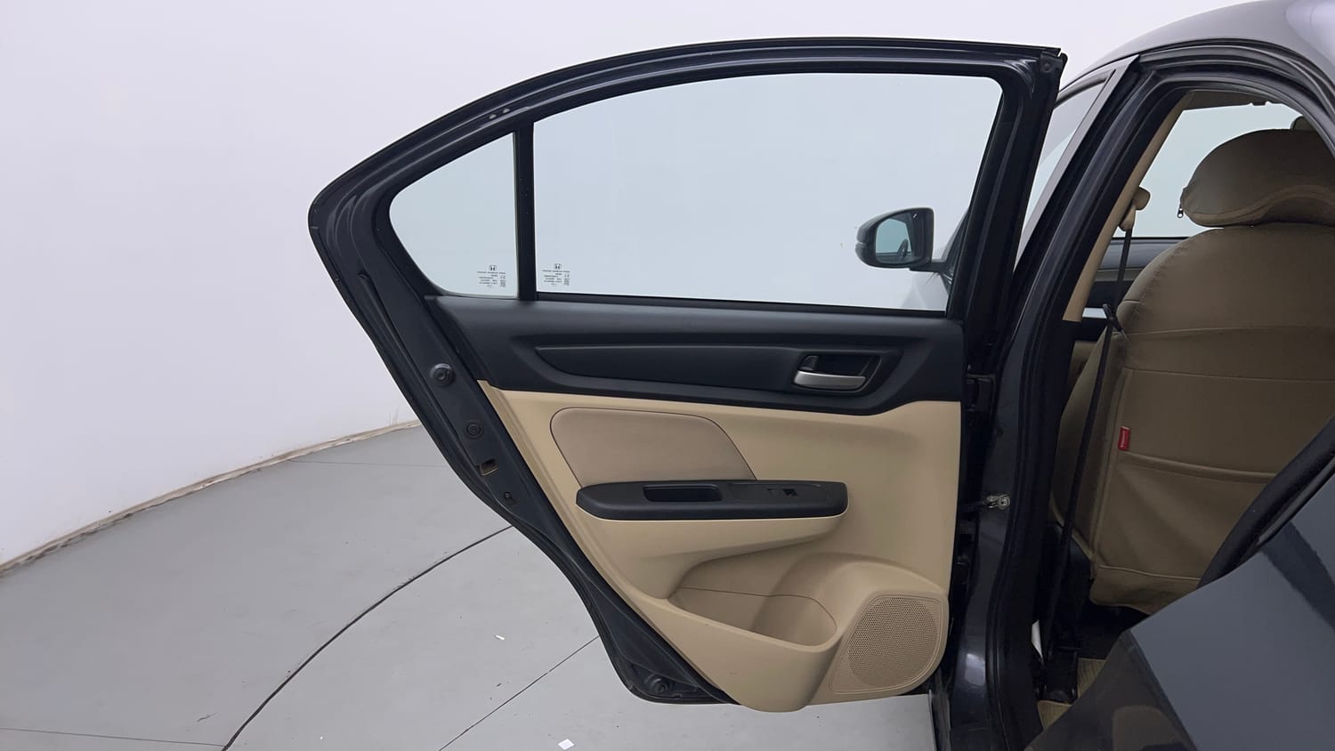 Used 2023 Honda Amaze VX 1.2 Petrol CVT Petrol Automatic interior LEFT REAR DOOR OPEN VIEW