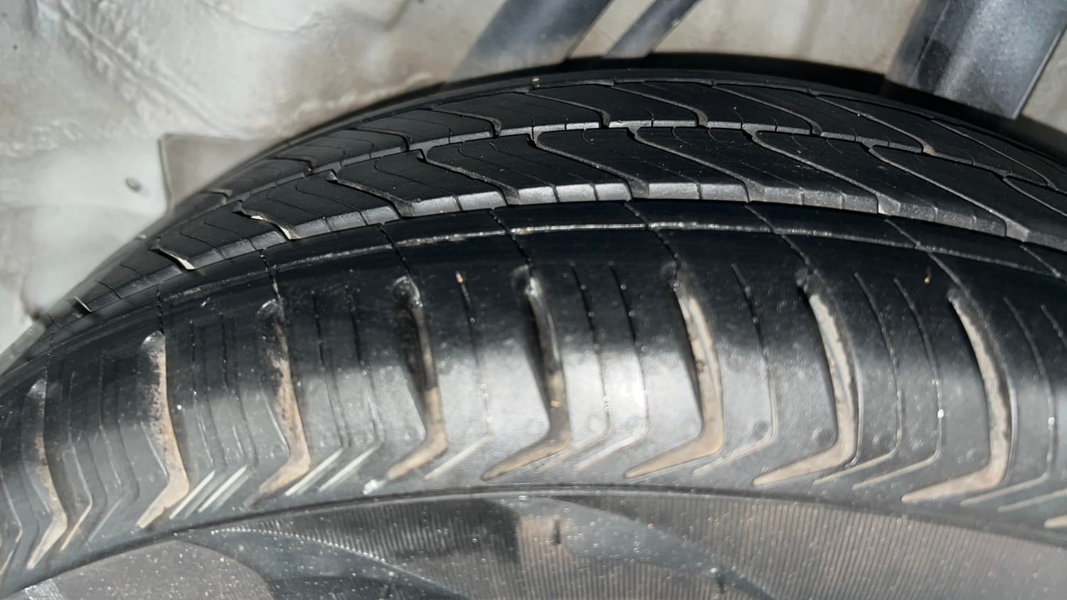 Used 2021 Honda City VX CVT Petrol Petrol Automatic tyres LEFT REAR TYRE TREAD VIEW