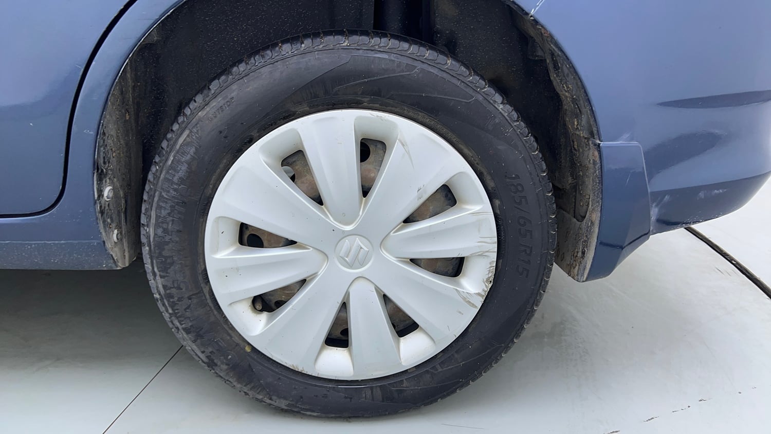 Used 2016 Maruti Suzuki Ertiga VXI Petrol Manual tyres LEFT REAR TYRE RIM VIEW